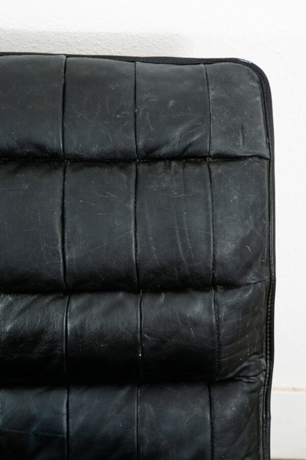 Mid Century Danish Modern Lounge Chair Black Leather Ingmar Relling Westnofa Mcm - Image 10