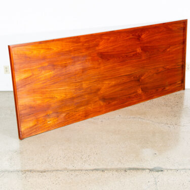 Mid Century Danish Modern Headboard Bed Frame Teak King Sz Rectangular Size Mcm