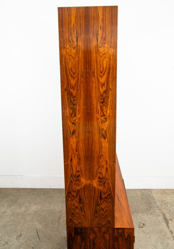 Mid Century Danish Modern Cabinet Brazilian Rosewood Bookshelf Poul Hundevad Mcm - Image 4
