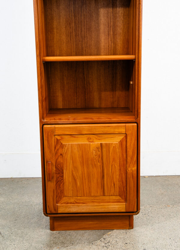 Mid Century Danish Modern Cabinet Uldum Mobler Hutch Compact Display Teak Shelf - Image 8