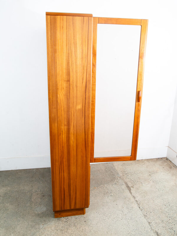 Mid Century Danish Modern Cabinet Uldum Mobler Hutch Credenza Display Teak Glass - Image 4