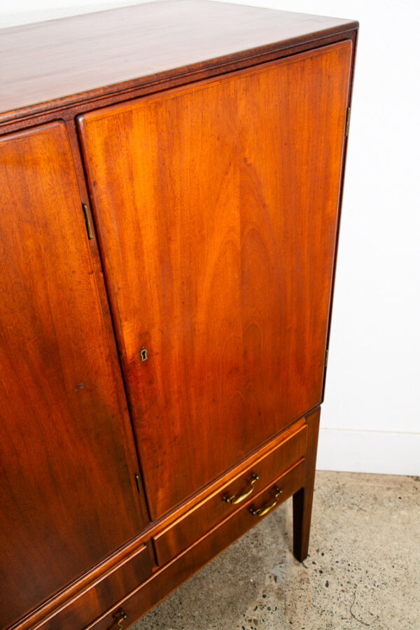 Mid Century Danish Modern Credenza Highboard Bar Sideboard Denmark Mcm Drawers - Image 8