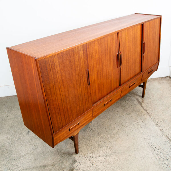 Mid Century Danish Modern Credenza Westergaards Silkeborg Sideboard Large Cabinet - Image 2