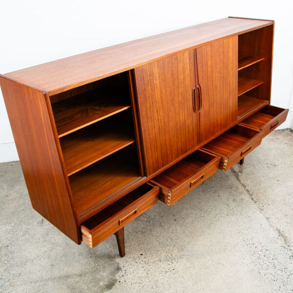 Mid Century Danish Modern Credenza Westergaards Silkeborg Sideboard Large Cabinet - Image 5