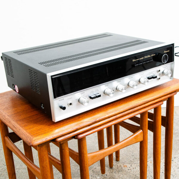 Vintage Sansui Reciever 5000A Solid State Black Case Stereo Tuner Amplifier Amp - Image 3