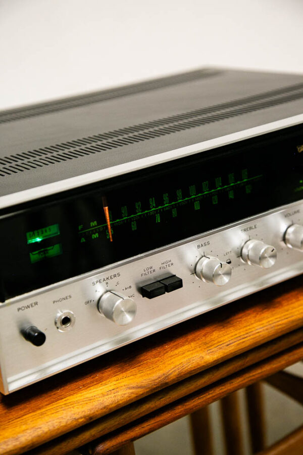 Vintage Sansui Reciever 5000A Solid State Black Case Stereo Tuner Amplifier Amp - Image 10