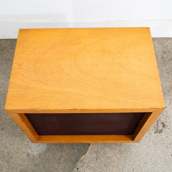 Mid Century Modern Speakers JBL Speaker D130 15" Woofer Blonde Wood Case 16 Ohm - Image 4