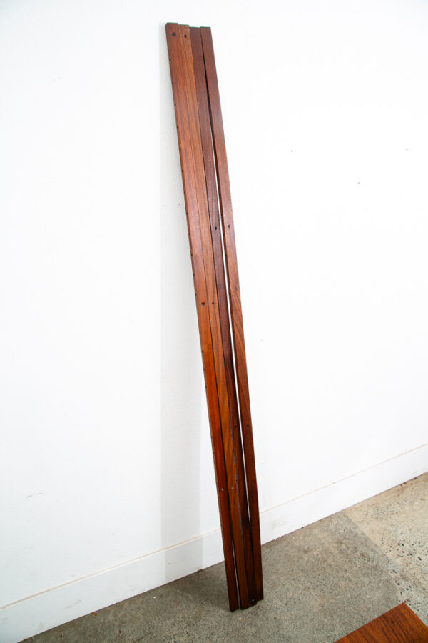 Mid Century Danish Modern Wall Unit 3 bay Teak HG Hansen Guldborg Modular Cado - Image 3