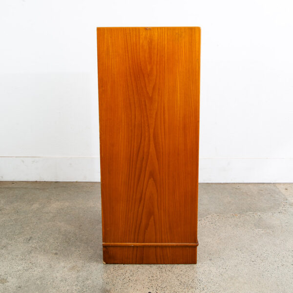 Mid Century Danish Modern Desk Vanity Office Wood 5 Drawers Denmark Mirror Mcm - Image 5