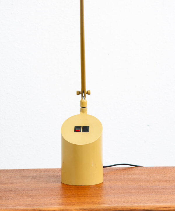 Mid Century Modern Table Lamp Robert Sonneman Kovacs Feather Light Tan Post Mcm - Image 7