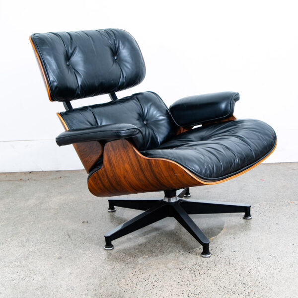 Mid Century Modern Lounge Chair Eames Herman Miller 670/671 Rosewood 1970s #2 NM - Image 12