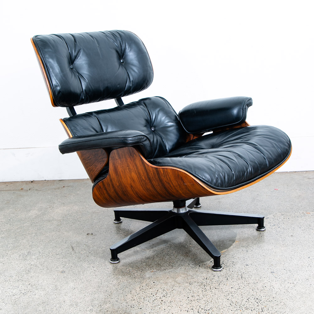 Mid Century Modern Lounge Chair Eames Herman Miller 670/671 Rosewood 1970s #2 NM - Image 12