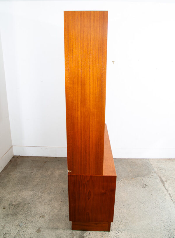 Mid Century Danish Modern Credenza Bookshelf Cabinet Teak 8 Drawer Poul Hundevad - Image 3