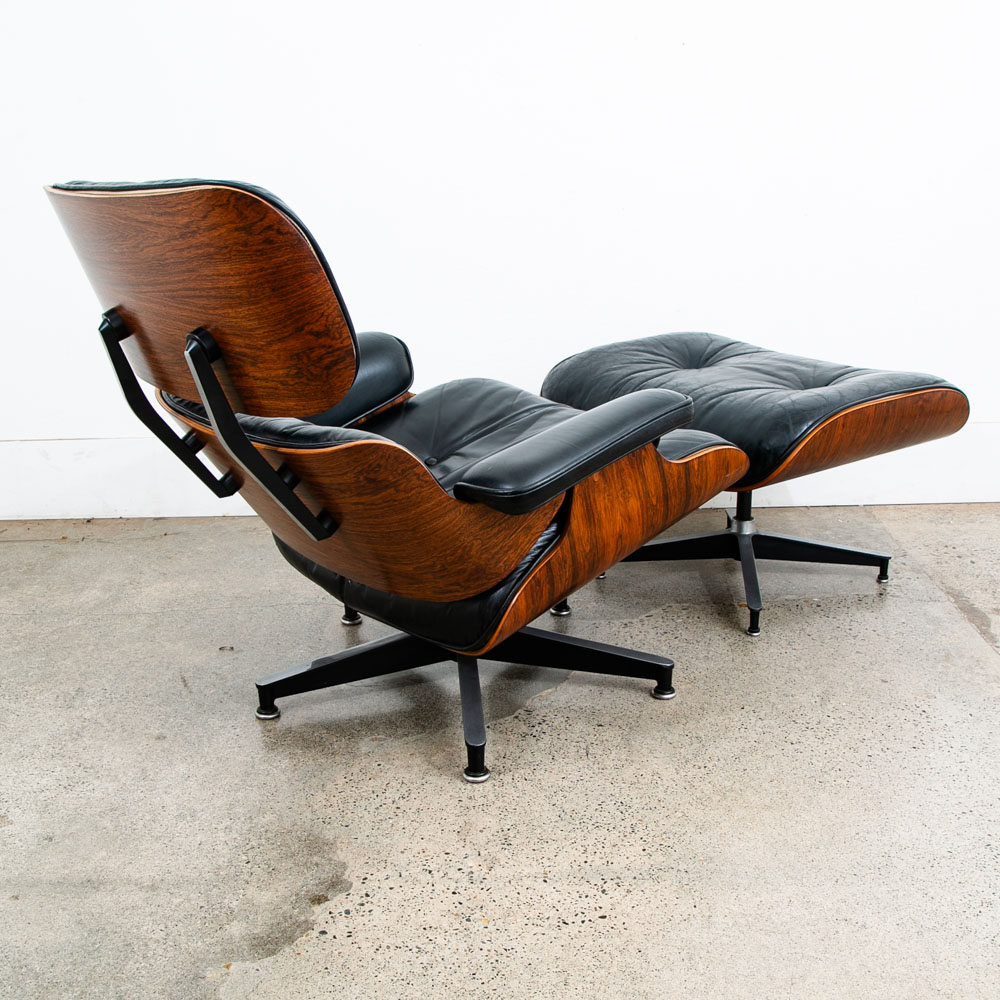 Mid Century Modern Lounge Chair Eames Herman Miller 670/671 Rosewood 1970s #2 NM - Image 4