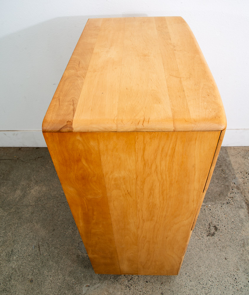 Mid Century Modern Highboy Dresser Maple 4 Drawer Heywood Wakefield Rio Vintage - Image 3