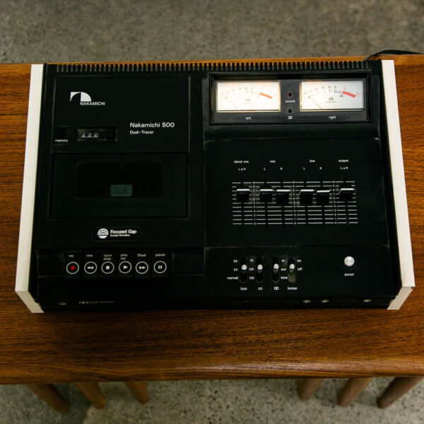 Vintage Tape Player Nakamichi 500 2 Head Cassette Recorder Deck Dual Tracer Hifi - Image 3