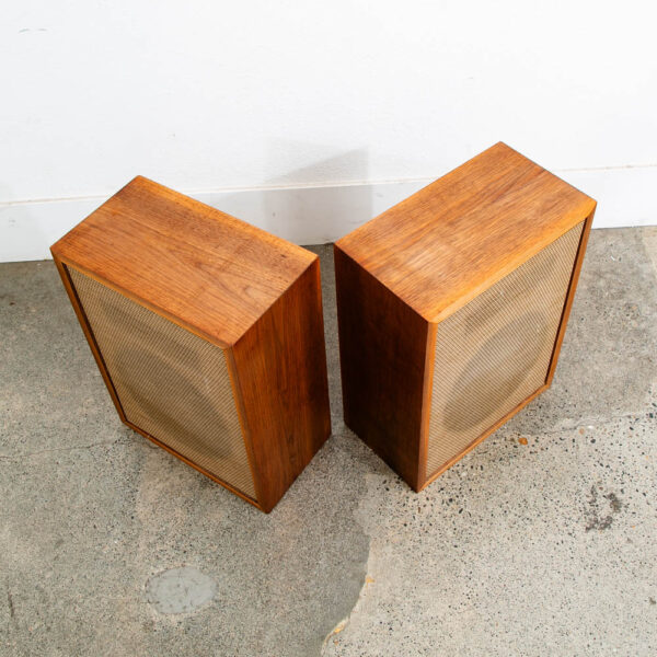 Mid Century Modern Speakers Knight Set KN820 Walnut Audiophile Hifi Pair Vintage - Image 7