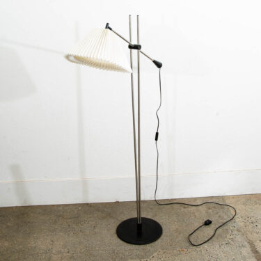 Mid century Modern Floor Lamp Chrome Adjustable Metal Vintage Silver Le Klint