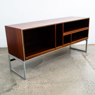 Mid Century Danish Modern Stereo Console Cabinet Rosewood Hifi Bang and Olufsen
