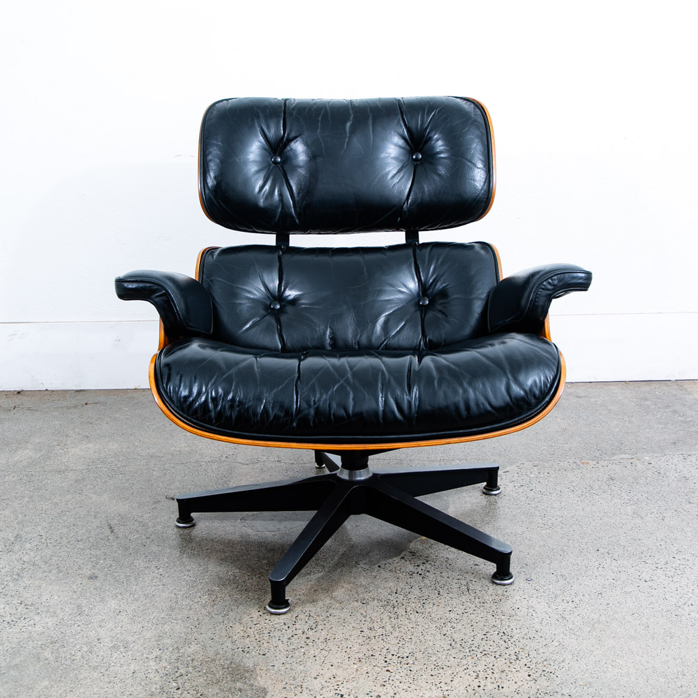Mid Century Modern Lounge Chair Eames Herman Miller 670/671 Rosewood 1970s Mcm - Image 2