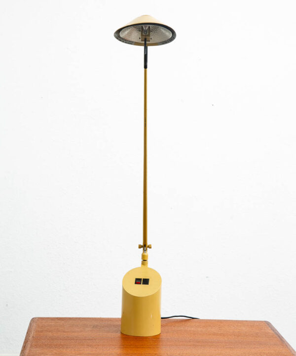 Mid Century Modern Table Lamp Robert Sonneman Kovacs Feather Light Tan Post Mcm - Image 2