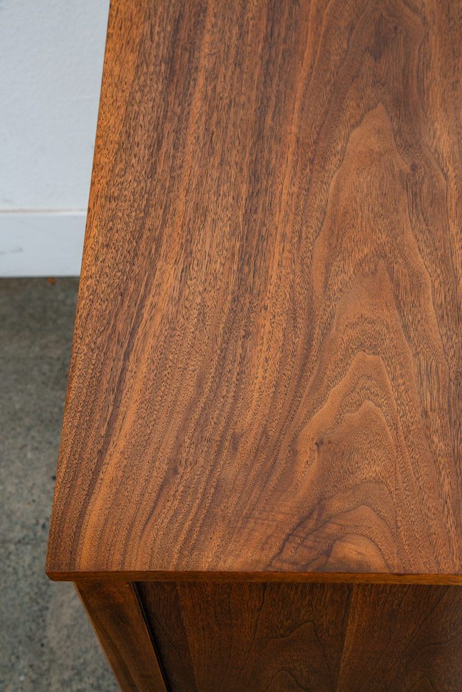 Mid Century Danish Modern Highboy Dresser Walnut 4 Drawer Danish Mcm Vintage 60s - Image 10