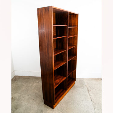 Mid Century Danish Modern Book Shelf Shelving Cabinet Poul Hundevad Rosewood Mcm