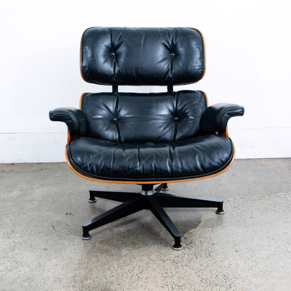 Mid Century Modern Lounge Chair Eames Herman Miller 670/671 Rosewood 1970s #2 NM - Image 3