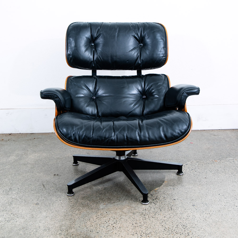 Mid Century Modern Lounge Chair Eames Herman Miller 670/671 Rosewood 1970s #2 NM - Image 3