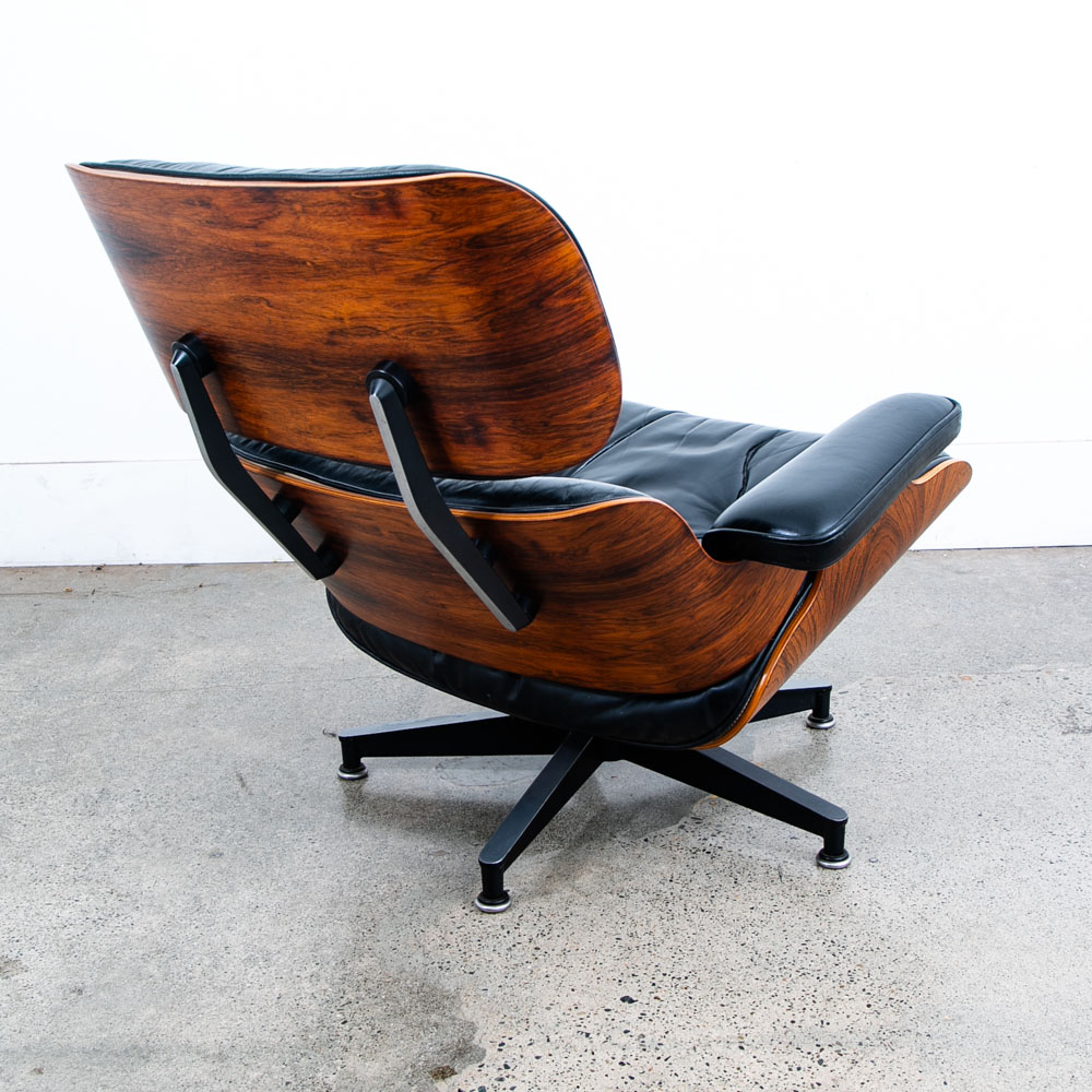 Mid Century Modern Lounge Chair Eames Herman Miller 670/671 Rosewood 1970s Mcm - Image 10