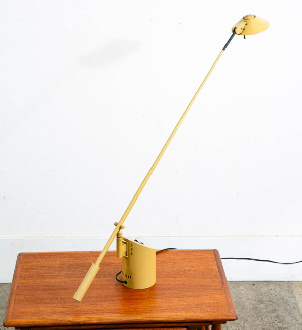 Mid Century Modern Table Lamp Robert Sonneman Kovacs Feather Light Tan Post Mcm - Image 3