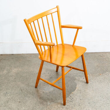 Mid Century Danish Modern Side Chair Armchair Wood FDB J42 Borge Mogensen Mcm