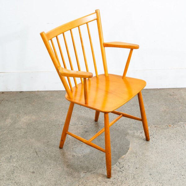 Mid Century Danish Modern Side Chair Armchair Wood FDB J42 Borge Mogensen Mcm