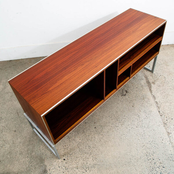 Mid Century Danish Modern Stereo Console Cabinet Rosewood Hifi Bang and Olufsen - Image 8