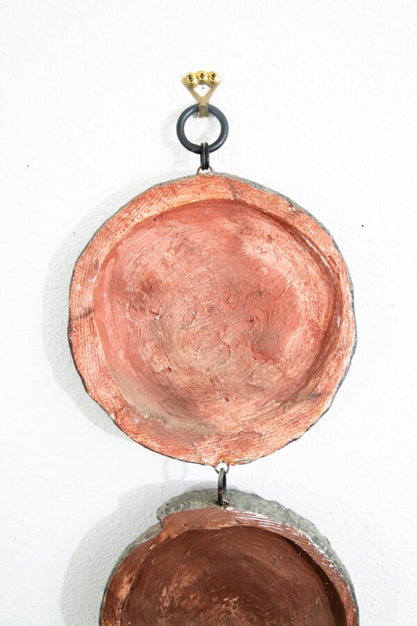 Mid Century Modern Wall Hanging Relief Greek Round Pegasus Pendant Art Plaques - Image 9