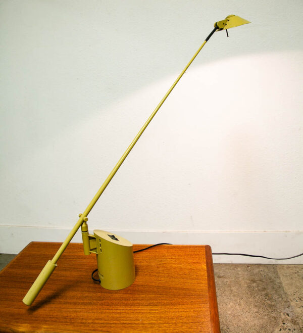 Mid Century Modern Table Lamp Robert Sonneman Kovacs Feather Light Tan Post Mcm - Image 11