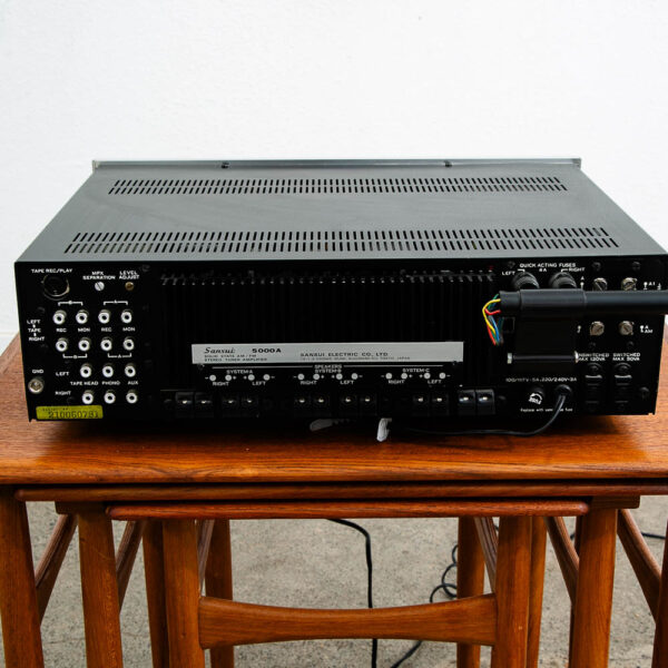 Vintage Sansui Reciever 5000A Solid State Black Case Stereo Tuner Amplifier Amp - Image 5