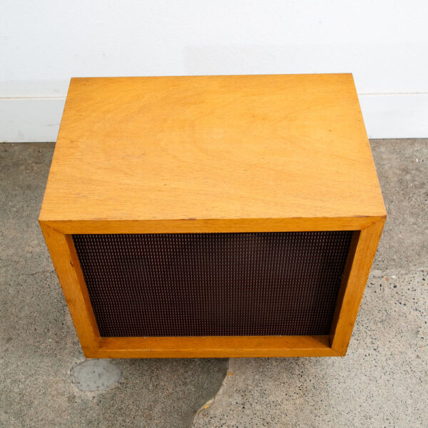 Mid Century Modern Speakers JBL Speaker D130 15" Woofer Blonde Wood Case 16 Ohm - Image 8