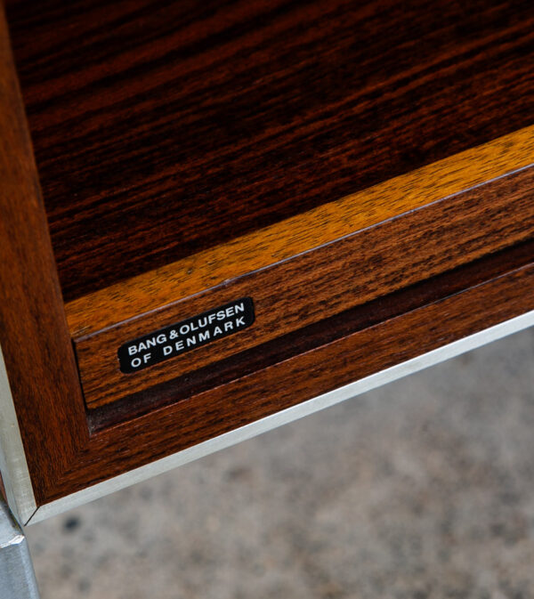 Mid Century Danish Modern Stereo Console Cabinet Rosewood Hifi Bang and Olufsen - Image 9