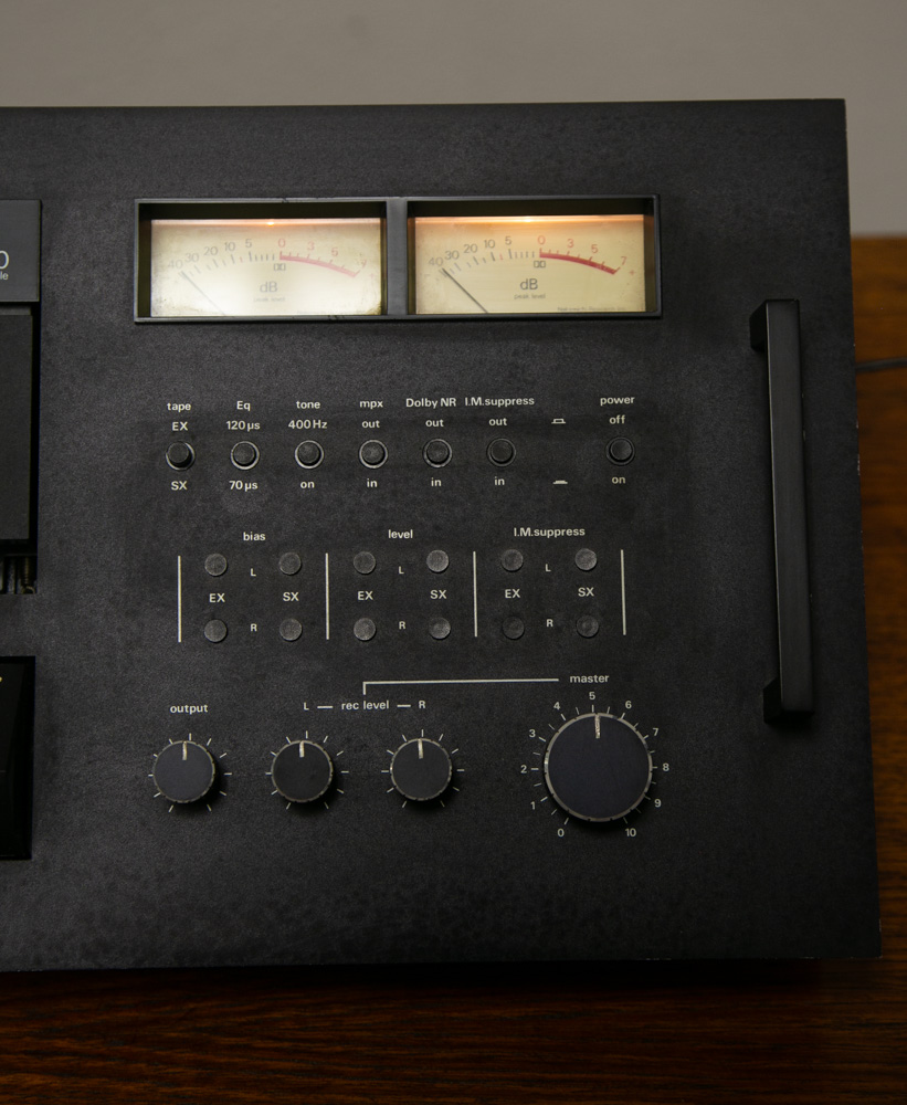 Vintage Tape Player Nakamichi 600 2 Head Cassette Recorder Deck Console Black - Image 9
