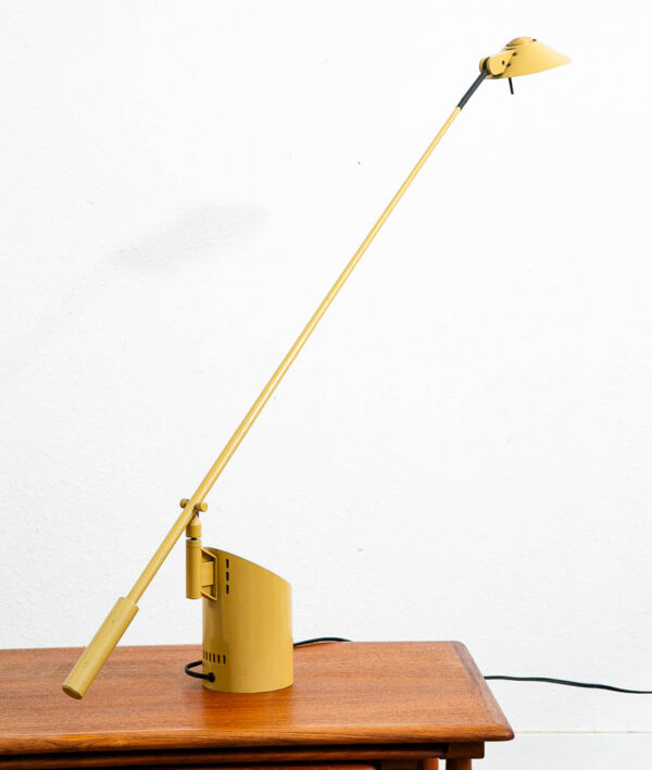 Mid Century Modern Table Lamp Robert Sonneman Kovacs Feather Light Tan Post Mcm - Image 6