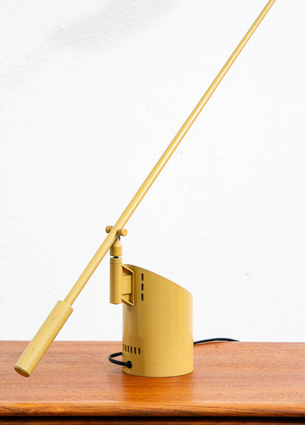Mid Century Modern Table Lamp Robert Sonneman Kovacs Feather Light Tan Post Mcm - Image 8