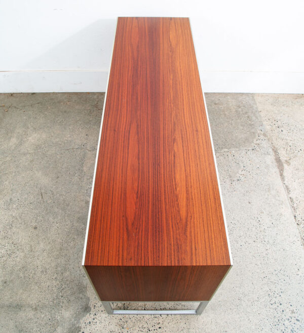 Mid Century Danish Modern Stereo Console Cabinet Rosewood Hifi Bang and Olufsen - Image 7
