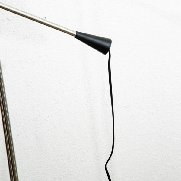 Mid century Modern Floor Lamp Chrome Adjustable Metal Vintage Silver Le Klint - Image 8
