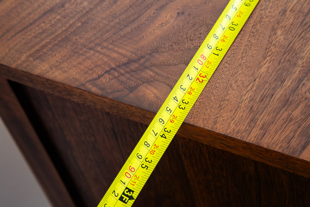 Mid Century Danish Modern Highboy Dresser Walnut 4 Drawer Danish Mcm Vintage 60s - Image 9