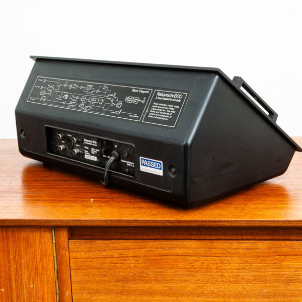 Vintage Tape Player Nakamichi 600 2 Head Cassette Recorder Deck Console Black - Image 4