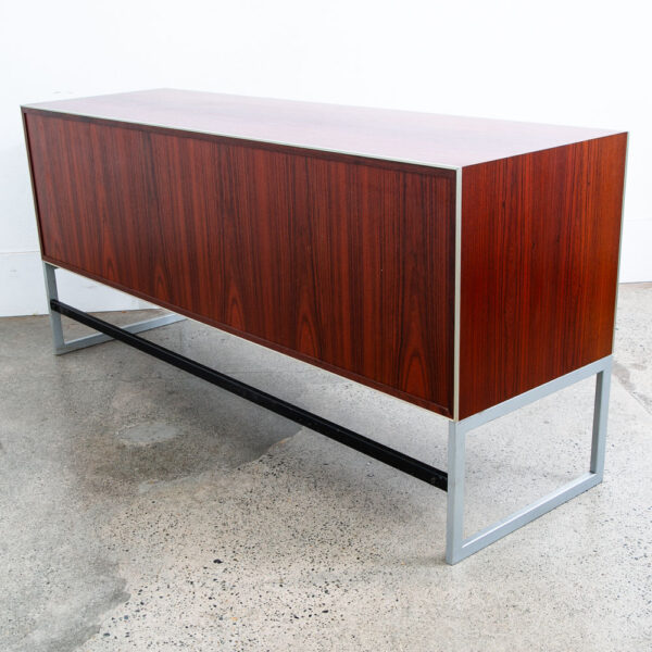 Mid Century Danish Modern Stereo Console Cabinet Rosewood Hifi Bang and Olufsen - Image 3