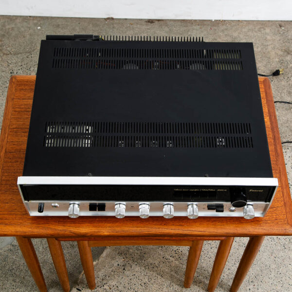 Vintage Sansui Reciever 5000A Solid State Black Case Stereo Tuner Amplifier Amp - Image 8