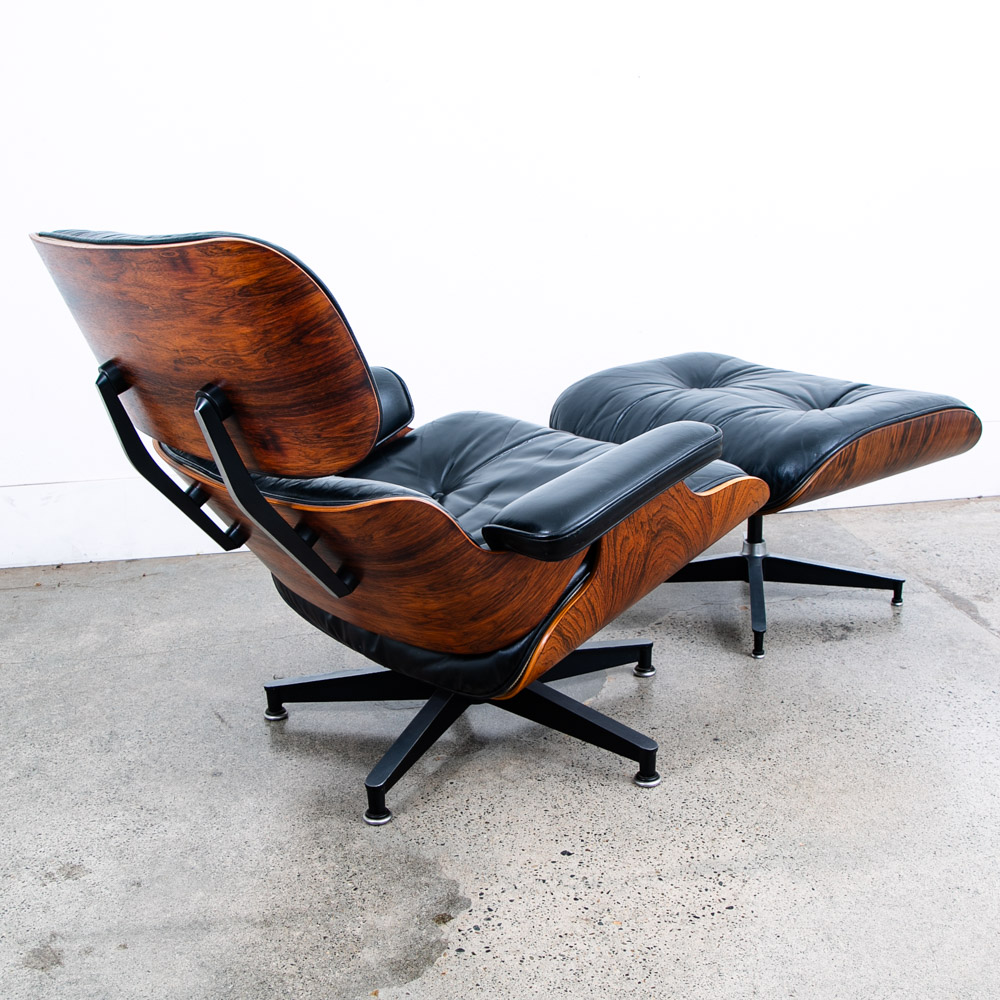 Mid Century Modern Lounge Chair Eames Herman Miller 670/671 Rosewood 1970s Mcm - Image 6