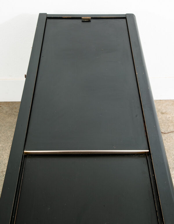 Mid Century Modern Stereo Console Record Player Magnavox Radio Black Vintage Mcm - Image 9